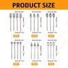 Diamant Fräser Set, 20 Stück Gravierstift Diamant Frässtifte Schleifstifte Kompatibel