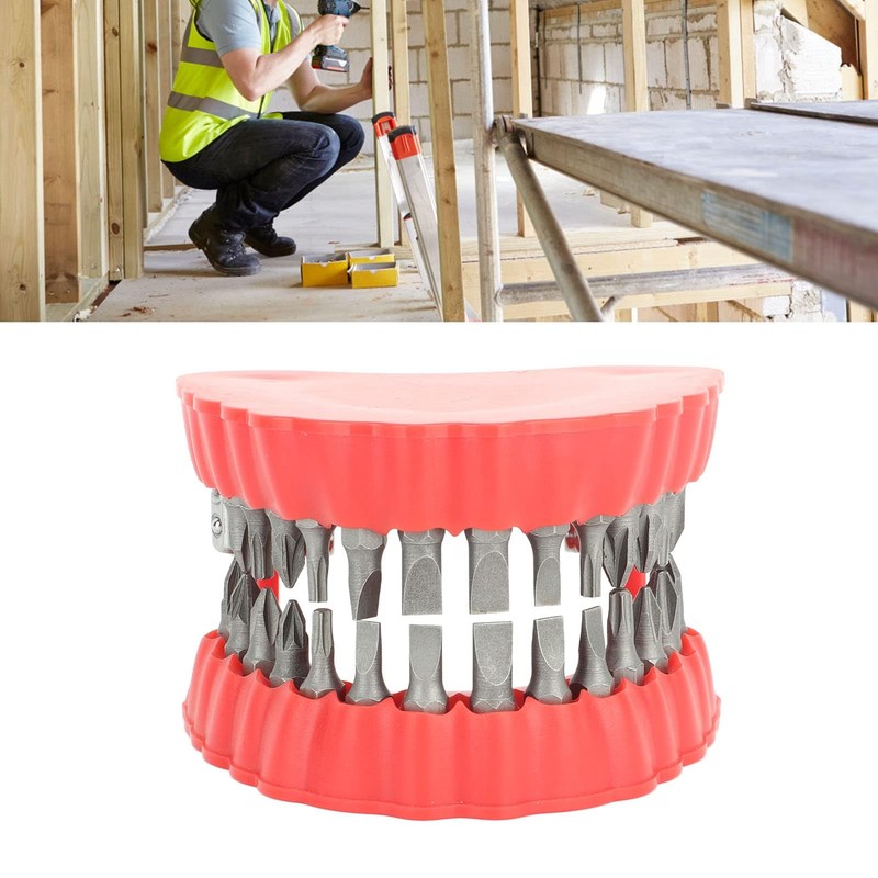 Denture Drill Bit Holder, Denture Drill Bit Organizer Denture Screwdriver