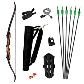 Samick Sage Takedown Recurve Bow and Arrow Set 62 inches - Ready to Shoot Archery Set Including All Accessories Needed to Start Shooting