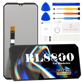 for Blackview BL8800/BL8800 Pro Screen Replacement for Blackview BL8800 LCD Display for Blackview BL8800 Pro Digitizer Touch Screen Assembly Repair Parts Black(Without Frame