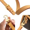 KIYOMIL Genuine Vachetta Leather Strap for Bag,Shoulder Purse Strap Replacement