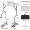 be current Manicure Nail Table, Portable Folding Station Desk Movable