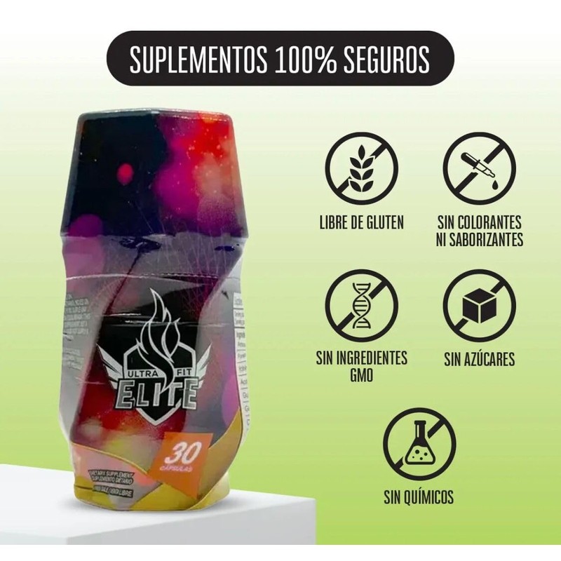 LipoBlue, Ultra Fit Elite Termogénico | 30 Capsulas Sin Sabor
