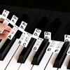 Piano Key Labels,61 Key Piano Keyboard Stickers for Beginner,Easy Install