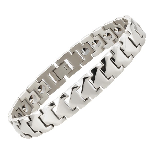 QIAOZILI 99.999% 24 Tablets Germanium Bracelet, Titanium, Unisex, Lightweight, Health,