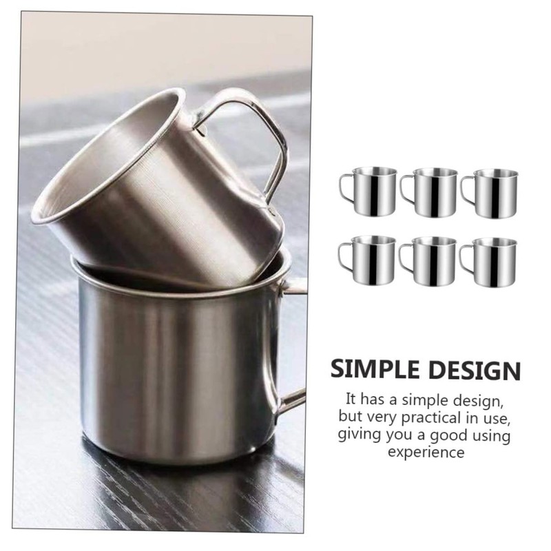 Ciieeo Stainless Steel Water Mugs for Boys and Girls Camping