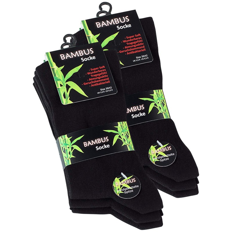 Vincent Creation 6-9 Pairs Bamboo Socks Unisex Bamboo Socks for