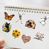 50PCS Aesthetic Sticker Pack Cute Animals, Plants, and Nature Designs