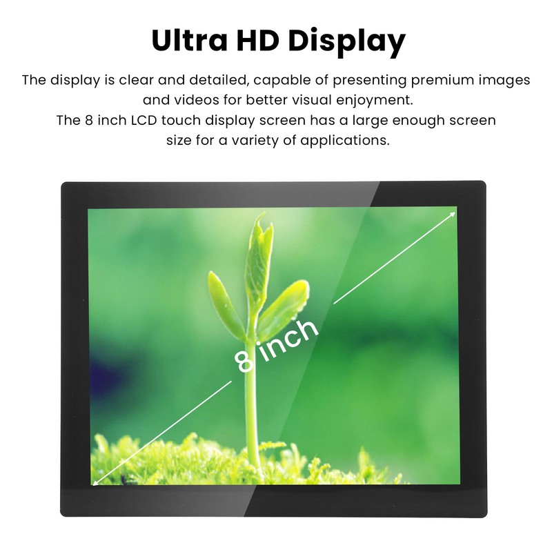 8inch LCD Touch Screen Display Panel Multi Touch UHD Display