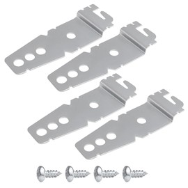 4 Pack Dishwasher Mounting Bracket 8269145 with Screws,Fit for May-tag Whirl-Pool Dishwasher Bracket Parts,Replaces WP8269145 AP3039168 PS393134 WP8269145VP