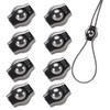 8PCS 1/8 Inches M3 Stainless Steel Wire Rope Cable Clip
