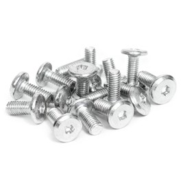 100 Pezzi Di Viti M5 x 10 mm In Acciaio Inox Con Chiave A Brugola 3 x 21 x 57 mm, Viti A Testa Piatta, Resistenti Alla Ruggine, Alla Corrosione E All'Ossidazione