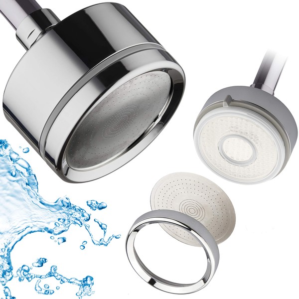 LaserJet Luxury Shower Head with Water Filter – High Pressure