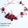 Teyglen Flower Bride Wedding Hair Vine Bridal Red Hair Vine