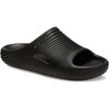 Crocs Unisex-Adult Mellow Recovery Slides, Black/Wave Texture, 8 Women/6 Men