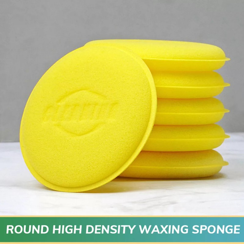 12PCS Car Wax Applicator Polish Foam Sponge Wax Cleaning Detailing