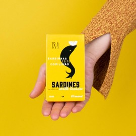 Ati Manel Canned Sardines in Olive Oil & Lemon | 125g Tinned Fish | 8-Pack of 125g Cans