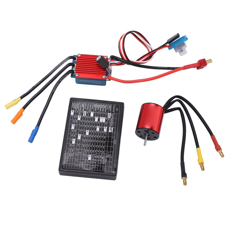 Brushless Motor ESC Universal 5800KV Brushless Motor 25A Brushless ESC
