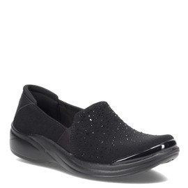 BZees Womens Poppyseed Loafer, Black Rhinestone, 9.5 US