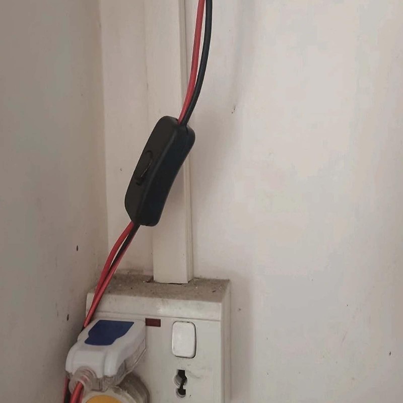 Yesmin 2 Pcs 6A DP Inline Cord Switch,2 or 3