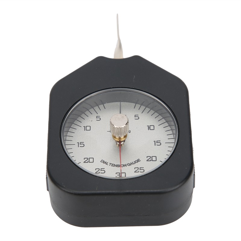 SEG‑30‑2 Tension Meter Gauge Double Needle Switch Dynamometer Tensiometer 30g