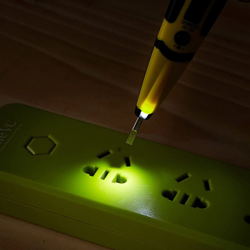 Dekton Digital Voltage Tester | Measures AC/DC Voltage from 12V