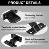 4 Pairs Keku Drop On,Hook Push in Plinth Fasteners Fittings