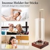 Incense Holder,Wooden Incense Holder for Sticks with 20 Incense Sticks,