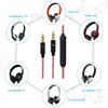 Sqrmekoko OFC Upgrade Inline Mic Remote Control Audio Cable Cord