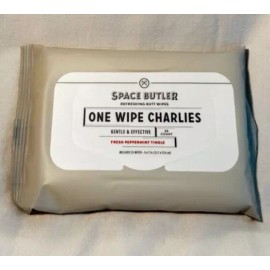 Fresh One Wipe Charlies DSC Refreshing Butt Wipes 4 Packs Of 25 Ea Fresh Peppermint