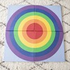 ECR4Kids SoftZone Rainbow Activity Mat, Folding Playmat, Rainbow