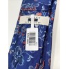 Joseph Abboud Mens 100% Silk Necktie, Blue W/ Floral Design