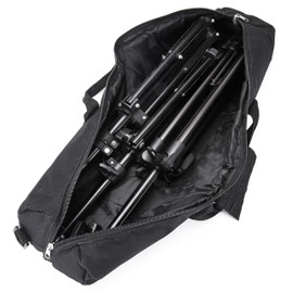 MOOCY Tripod Carrying Case Bag - 45.3x7.5x7.5 in Padded Heavy Duty Tripod Case with Shoulder Straps & Handle (XL)