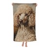 VANZEV Poodle Beach Towel 31inx51in, Animal Dog Sand-Free Microfiber Bath