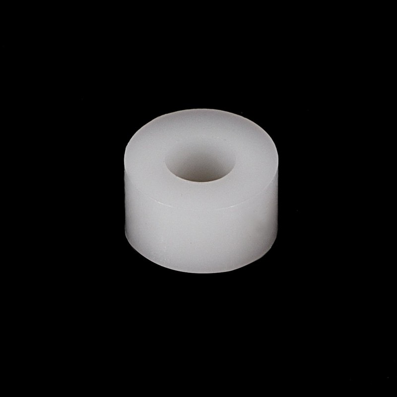 sourcing map Round Spacers Cylinder Spacers ABS Spacers 7 mm