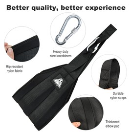 Ab Straps for Pull Up Bar: Hanging Abdominal Ab Sling Straps for Arm Pull up Workout Support for Training Knee and Leg Raises at Home & Gym