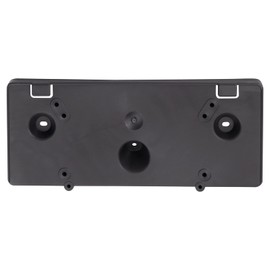 TRQ Front License Plate Bracket Black Compatible with 2016-2017 Ford Explorer Police Interceptor Utility FO1068158