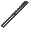 eoere 6 PCS 14-1/4" Black Flat Mending Plate, Slidable Straight