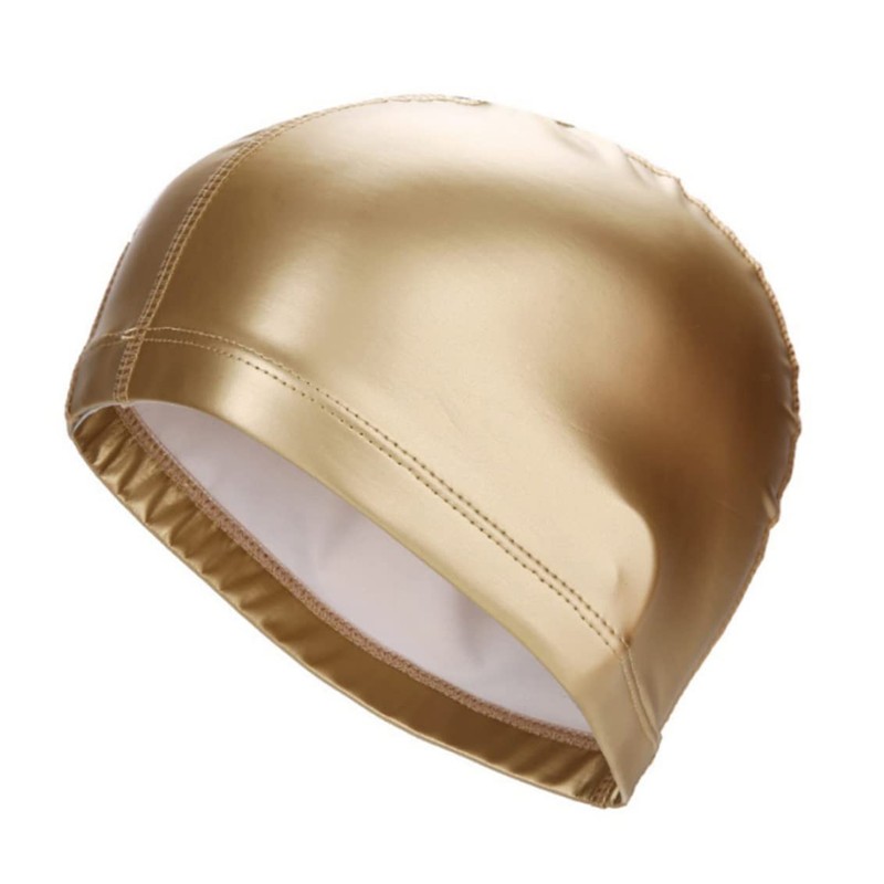 Gorro de baño de PU impermeable Gorro de baño elástico