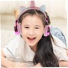 OSALADI Boy Girl Headphones with Microphone Volume Control Cable Cartoon