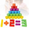 Wood Cubes for Crafts, 1 cm Wooden Blocks, 300 Pcs
