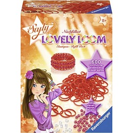 Ravensburger Spieleverlag GmbH 18293 18293 - So Styly: Lovely Loom - Refill rot