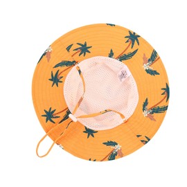 DRESHOW Baby Sun Hat Toddler Sun Protection Animal Cap Unisex Summer Bucket Hat with Chin Strap UPF 50+