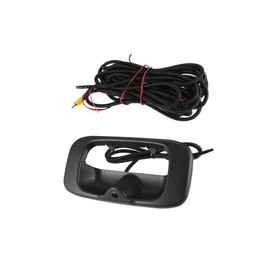 Partuto Backup Camera Tailgate Handle for Chevy Silverado 1999-2007 for GMC Sierra 1999-2007 / Rear Tailgate Handle Backup Camera/Durable / 1 Set/Black Replacement