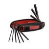 sourcing map 3pcs Folding Hex Key Wrench 5/64"-1/4" SAE 9