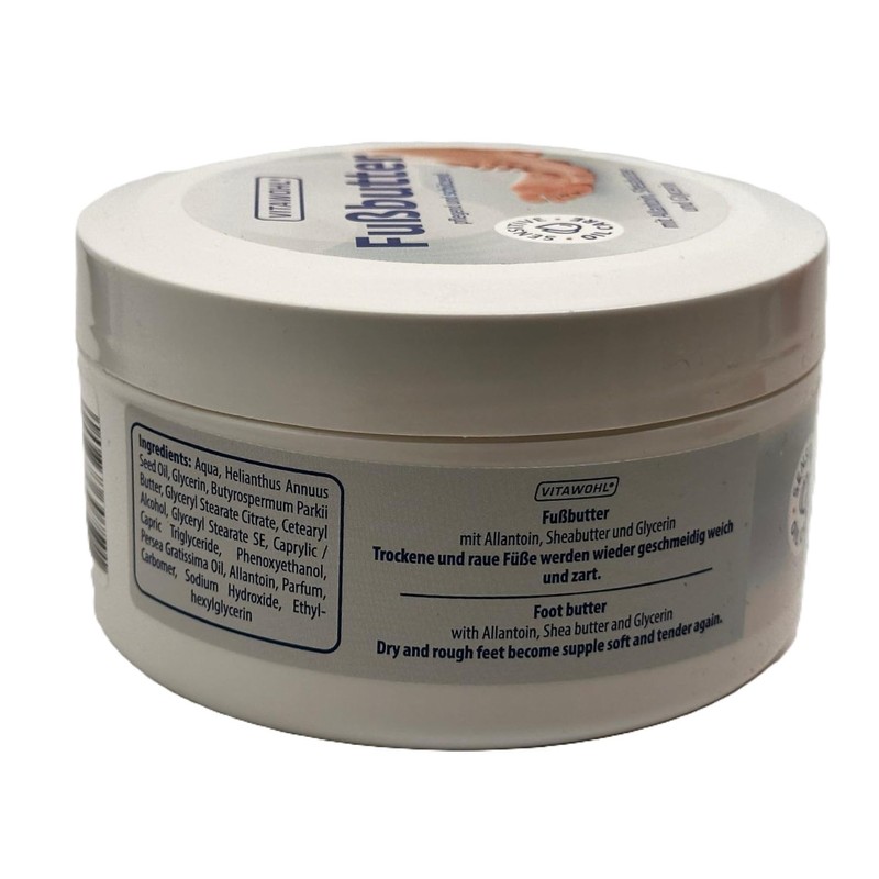 Vitawohl Foot Butter with Allantoin, Shea Butter and Glycerine 2