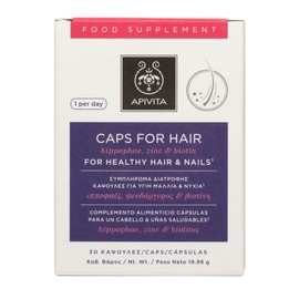 Apivita Caps for Hair hippophae zinc & biotin 30 caps