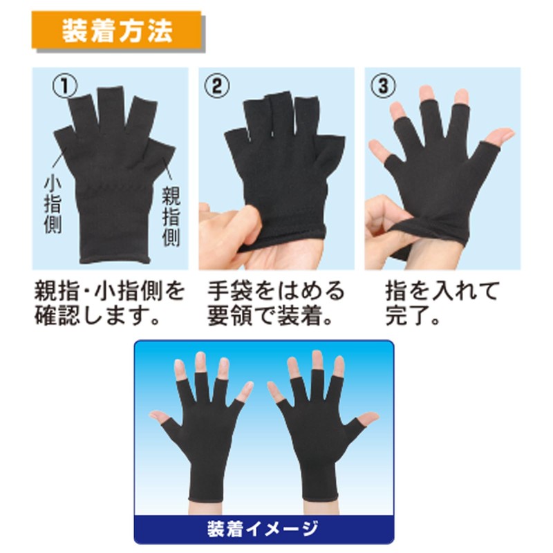 Mochidyoukou 5 Finger Hand Support, M to L, Left &