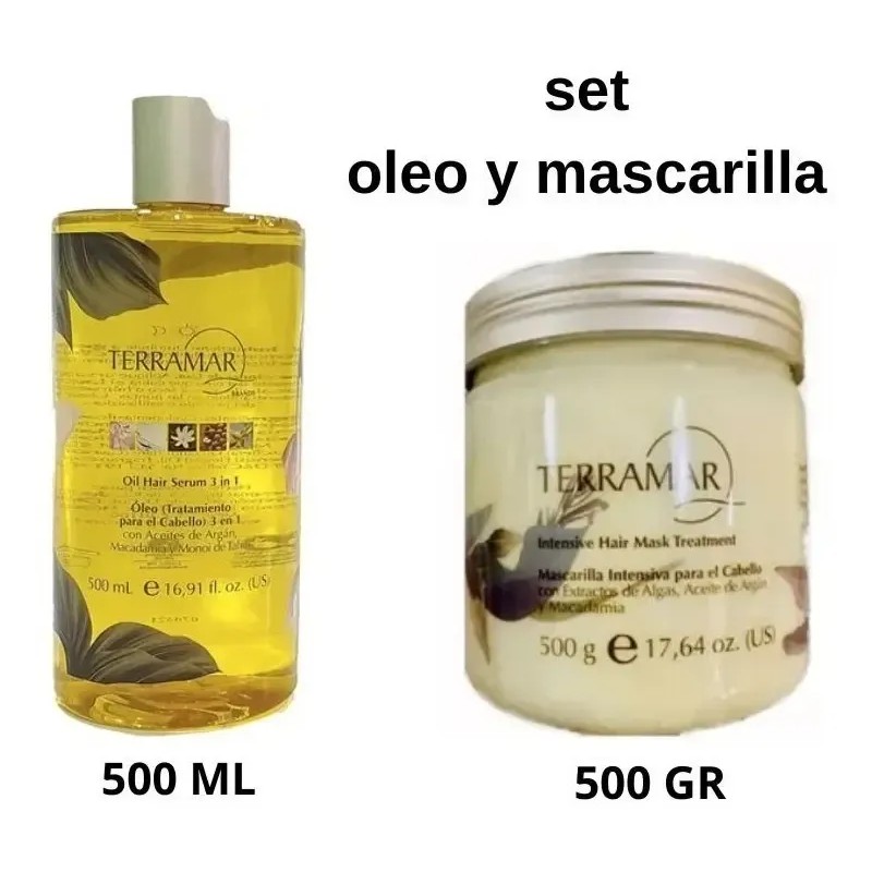 Terramar Set Jumbo Edicion Especial Oleo 3 En 1 Y