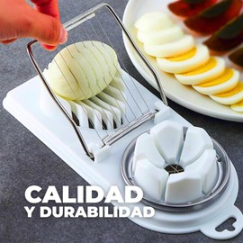 Vazcan® Egg Slicer, Easy to Use, Precise Cut, Dishwasher Safe and Compact